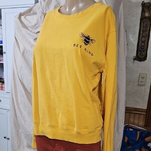 Yellow Bee Kind Sweatshirt